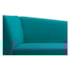 Recamier Divã Valéria 140cm Lado Direito Suede Azul Turquesa - Amarena Móveis