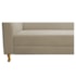 Recamier Divã Valéria 140cm Lado Direito Suede Bege - Amarena Móveis
