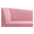 Recamier Divã Valéria 140cm Lado Direito Suede Rosa Bebê- Amarena Móveis