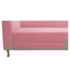 Recamier Divã Valéria 140cm Lado Direito Suede Rosa Bebê- Amarena Móveis