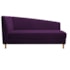 Recamier Divã Valéria 140cm Lado Direito Suede Roxo - Amarena Móveis