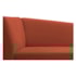 Recamier Divã Valéria 140cm Lado Direito Suede Terracota- Amarena Móveis