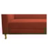 Recamier Divã Valéria 140cm Lado Direito Suede Terracota- Amarena Móveis
