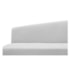 Recamier Divã Valéria 140cm Lado Esquerdo Corano Branco - Amarena Móveis