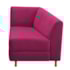 Recamier Divã Valéria 185cm Lado Direito Suede Pink - Amarena Móveis