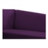 Recamier Divã Valéria 185cm Lado Direito Suede Roxo - Amarena Móveis