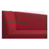 Recamier Divã Valéria 185cm Lado Direito Suede Vermelho - Amarena Móveis