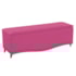 Recamier Divã Yasmim Baú 140 cm Estofado 2 Lugares Casal Para Sala de Estar Quarto Suede Pink - Amarena