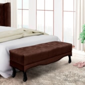 Recamier Egito SPZ 160cm Suede Marrom
