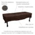 Recamier Egito SPZ 160cm Suede Marrom