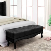 Recamier Egito SPZ 160cm Suede Preto