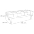 Recamier Egito SPZ 160cm Veludo Marrom