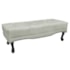 Recamier Egito SPZ 160cm Veludo Prata