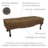 Recamier Egito SPZ 195cm Suede Caramelo