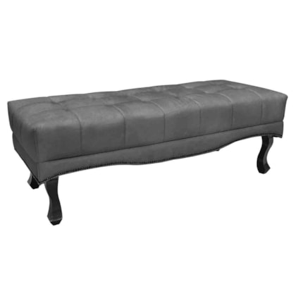 Recamier Egito SPZ 195cm Veludo Cinza