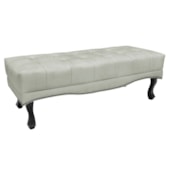 Recamier Egito SPZ 195cm Veludo Prata