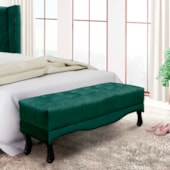 Recamier Egito SPZ 195cm Veludo Verde