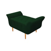 Recamier Estofado Ari 90 cm Solteiro Suede Verde - Amarena Móveis