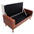 Recamier Félix Casal 140cm Corano Nozes e Linho Bege - AM Decor
