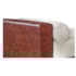 Recamier Félix Casal 140cm Corano Nozes e Linho Bege - AM Decor