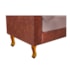 Recamier Félix Casal 140cm Corano Nozes e Linho Rosê - AM Decor
