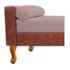 Recamier Félix Casal 140cm Corano Nozes e Linho Rosê - AM Decor