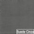 Recamier Heitor 185cm com Almofada Lado Esquerdo Suede Cinza/Bege
