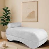 Recamier Luxo conforto Max 140cm Bouclé Branco