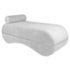 Recamier Luxo conforto Max 140cm Bouclé Branco