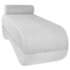 Recamier Luxo conforto Max 140cm Bouclé Branco