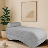 Recamier Luxo conforto Max 140cm Bouclé Cinza