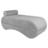 Recamier Luxo conforto Max 140cm Bouclé Cinza