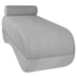 Recamier Luxo conforto Max 140cm Bouclé Cinza