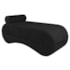 Recamier Luxo conforto Max 140cm Bouclé Preto