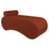 Recamier Luxo conforto Max 140cm Bouclé Terracota