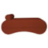 Recamier Luxo conforto Max 140cm Bouclé Terracota