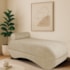 Recamier Luxo conforto Max 140cm Linho Bege