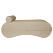 Recamier Luxo conforto Max 140cm Linho Bege