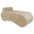 Recamier Luxo conforto Max 140cm Linho Bege