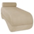 Recamier Luxo conforto Max 140cm Linho Bege
