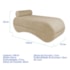 Recamier Luxo conforto Max 140cm Linho Bege