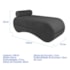 Recamier Luxo conforto Max 140cm Linho Cinza Escuro