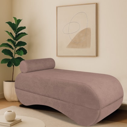 Recamier Luxo conforto Max 140cm Linho Rose