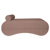 Recamier Luxo conforto Max 140cm Linho Rose