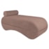Recamier Luxo conforto Max 140cm Linho Rose