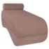 Recamier Luxo conforto Max 140cm Linho Rose