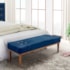 Recamier Santorini SPZ 140cm Suede Azul Marinho