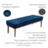 Recamier Santorini SPZ 140cm Suede Azul Marinho