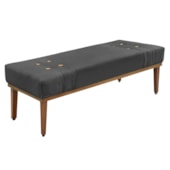 Recamier Santorini SPZ 140cm Suede Cinza