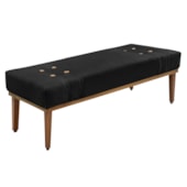 Recamier Santorini SPZ 140cm Suede Preto
